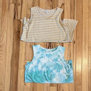 Stylish Striped and Tie-Dye Tank Tops for Kids